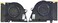 QUETTERLEE Replacement New Laptop CPUGPU Cooling Fan for ASUS Rog Zephyrus G14 GA401I GA401IV Series 13NR03F0AP0301 13NR03F0AP0101 DFSCK22115181H FMBC DFSCK22105182H FMBB DC12V 1A Fan.