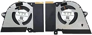 QUETTERLEE Replacement New Laptop CPUGPU Cooling Fan for ASUS Rog Zephyrus G14 GA401I GA401IV Series 13NR03F0AP0301 13NR03F0AP0101 DFSCK22115181H FMBC DFSCK22105182H FMBB DC12V 1A Fan.