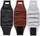 Langsprit Male Belly Bands for Dogs (Pack of 3- High Absorbing Dog Wraps Male Washable - Reusable Male Dog Diapers (Black,Gray,Coffee, Large.