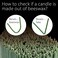 Danilovo Thin Taper Beeswax Candles - Honey-Scented, Decorative Candles Ideal for Birthday Decoration or Church Prayers - Green Drip Free, TallSmokeless Pack of 50 pcs, 6. 3 x 0. 22 inch.
