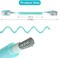 Fzbjayoon Anti Lost Wrist Link Anti Lost Leash Baby Leash Anti-Lost Wrist Chain with Child Upgraded Safety Locks for Kids (Green 8. 2 Feet.