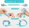 Fzbjayoon Anti Lost Wrist Link Anti Lost Leash Baby Leash Anti-Lost Wrist Chain with Child Upgraded Safety Locks for Kids (Green 8. 2 Feet.