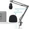 SUNMON Seiren Mini Boom Arm Mic Stand with Pop Filter, Adjustable Suspension Boom Scissor Arm Stand with Pop Filter for Razer Seiren Mini USB Streaming Microphone.