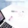 BORLTER CLAMP USB Flash Drive 32GB, Cute Pink Crystal Thumb Drive Novelty Pen Drive Memory Stick.
