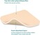 Dimora Foam Dressing, Sterile Non-Adhesive Hydrophilic Pads, Highly Absorbent 4"x4"(10 cm*10 cmPack of 10 Square Waterproof Dressing for Wound Care.
