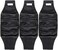 Langsprit Male Belly Bands for Dogs (Pack of 3- High Absorbing Washable Dog Wraps - Reusable Diapers (Black, X-Large.