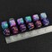 Lamjam 24 PCS Token Dice Counters Magic The Gathering Starry Sky Dice Marble Cube D6 Dice for Loyalty CCG MTG Creature Stats Card Gaming Accessories (TurquoiseLilac, NavyFuchsia.