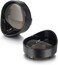 NTHREEAUTO 4PCS Bullet Smoked Turn Signals Lens Cover with Black Visors Bezels Compatible with Harley Dyna Sportster Softail Street Glide Road King.