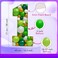 JoyBox Design Mosaic Balloon Frame Light Up Marquee Pre-Cut Kit Number 1 Cut-out Extra Large Foam Board First Birthday Backdrop 1st Birthday Boy Girl Party Anniversary Decorations.