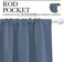NICETOWN Blackout Curtains for Bedroom, Blackout Curtain Panels, Window Treatment Energy Saving Thermal Insulated Solid Rod Pocket Blackout Drapes/Draperies (Stone Blue, 1 Pair, 70 by 63-inch.