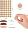 Tenare 648 Pieces Adhesive Screw Hole Covers Stickers PVC Cover Caps 12 Colors Waterproof Wood Textured Cover for Wall Cabinets Desk Screws Furniture Repairing.