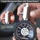 مقياس ضغط الإطارات ATsafepro 100psi يضيء في الظلام، مقياس ضغط الإطارات الميكانيكي ذو القرص 2.5 بوصة مع خرطوم مرن وظرف بزاوية، مقياس ضغط هواء تناظري معتمد الدقة للسيارات والشاحنات والدراجات.