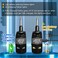 JOYO 2. 4GHz Wireless Guitar System 4 Channels Rechargeable Audio Wireless Transmitter Receiver for Guitar Bass Electric Instruments (JW-03.