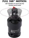 MIXPOWER 1/2-Inch Drive Impact Universal Joint, CR-MO Steel, Radius Corner Design, Flexible, Impact Rated, 1/2" U-Joint Adapter.