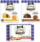 Three Dog Bakery Classic Cookies Variety Pack Premium Treats for Dogs, Carob/Peanut Butter, Golden/Vanilla,Double Reward, 36 Ounces, 3-Pack.