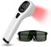 KTS Cold Laser Human/Vet Device with LED Display Targets Joint and Muscles Directly for Pain ReliefInfrared Light(2x808nm12X650nm.