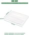 Denkee 4 Pack A4 File Portable Project Case, Plastic Storage Box for 8.
