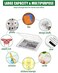 Denkee 4 Pack A4 File Portable Project Case, Plastic Storage Box for 8.