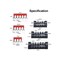 MILAPEAK 6 Sets Terminal Blocks, 4/5/6 Positions 600V 15A Dual Row Wire Screw Terminal Strip Block with Cover400V 15A Pre-Insulated Bus Bar Terminals Barrier Strips Jumpers (BlackRed.