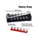 MILAPEAK 6 Sets Terminal Blocks, 4/5/6 Positions 600V 15A Dual Row Wire Screw Terminal Strip Block with Cover400V 15A Pre-Insulated Bus Bar Terminals Barrier Strips Jumpers (BlackRed.