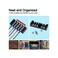 MILAPEAK 6 Sets Terminal Blocks, 4/5/6 Positions 600V 15A Dual Row Wire Screw Terminal Strip Block with Cover400V 15A Pre-Insulated Bus Bar Terminals Barrier Strips Jumpers (BlackRed.