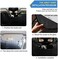 Dussdil Evil Red Eyes Car Windshield Sun Shade Demonic Angry Eyes Sunshade Blocks UV Rays Protector Keep Your Vehicle Cool Sun Shield Visor Cover Foldable for Car Truck SUV.