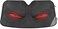 Dussdil Evil Red Eyes Car Windshield Sun Shade Demonic Angry Eyes Sunshade Blocks UV Rays Protector Keep Your Vehicle Cool Sun Shield Visor Cover Foldable for Car Truck SUV.