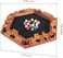 AMEROUS Upgraded 1-6 Players Shut The Box Dice Game, Wooden Board Table Math Game with 16 Dice for Kids Adults, Family Classroom Home Party or Pub.