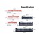 MILAPEAK 6 Sets Terminal Blocks, 8/10/12 Positions 600V 25A Dual Row Wire Screw Terminal Strip Block with Cover400V 25A Pre-Insulated Bus Bar Terminals Barrier Strips Jumpers (BlackRed.
