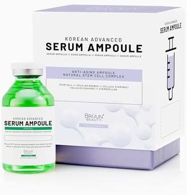 BR&Uuml;UN SC - Control Stem Cell Serum Ampoule - Micro Needling Korean Serum Booster for Face and Body to Use with and without Derma Pen Microneedling Skin Care Serum 1. 18 fl. oz.