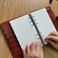 Getvow (2 PackA6 Lined Refill Paper, 200 Sheets/400 Pages Loose Leaf Paper for Filofax Personal Binders, 6 Holes Punched, 100gsm Ruled White Pages, 3. 75'' x 6. 75''.