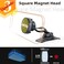 eSamcore Phone Holder for Car - Magnetic Car Phone Mount for Vehicle Dashboard, [Double 360 Adjustable Stand] Cell Phone Automobile Cradles with Strong Magnets for iPhone Samsung Galaxy Mobile Phone.
