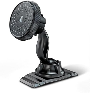 eSamcore Phone Holder for Car - Magnetic Car Phone Mount for Vehicle Dashboard, [Double 360 Adjustable Stand] Cell Phone Automobile Cradles with Strong Magnets for iPhone Samsung Galaxy Mobile Phone.