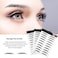 Maitys 12 Sheets 4D Hair-Like Eyebrow Stickers - Waterproof Transfers for Grooming, Shaping, and Styling - Peel and Stick for Women and Girls (Stylish Style.