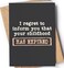 Greeting Cards for Everyone Funny 18th Birthday men or women with envelopeJoke someone who is turning 18 years oldOriginal and unique present idea son, daughter.Your Childhood.