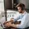PowerLocus P6 Bluetooth Headphones Over-Ear (Black/Orange.