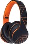 PowerLocus P6 Bluetooth Headphones Over-Ear (Black/Orange.