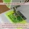 Madam Sew Seam Allowance Ruler and Magnetic Seam Guide for Sewing MachinePerforated Seam Gauge for Perfect 1/8&rdquo; to 2&rdquo; Straight Line HemsIncludes 1/4&rdquo; Pivot Point and 45 Degree Trim Line.
