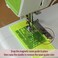 Madam Sew Seam Allowance Ruler and Magnetic Seam Guide for Sewing MachinePerforated Seam Gauge for Perfect 1/8&rdquo; to 2&rdquo; Straight Line HemsIncludes 1/4&rdquo; Pivot Point and 45 Degree Trim Line.