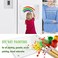 RR RAXMIN ChicRosa RR RAXMIN Acrylic Note Board Refrigerator Dry Erase Board Magnetic Clear 15&rdquo;x11" Includes 4 Dry Erase Markers.
