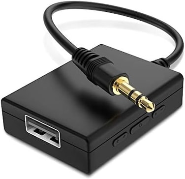 ANDTOBO USB to Aux Audio Adapter, 3. 5mm Male to USB Female for Playing Music with USB Drive in Your Car.