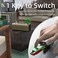 Westshell 1 Key to Switch Wireless Guitar System Wireless Guitar Transmitter Receiver for Electronic Instrument Guitar Amp Digital Electric Acoustic Bass Guitar Accessories.