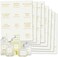 Talented Kitchen 144 Minimalistic Laundry Room Labels for Glass Jars, Preprinted Linen Closet Stickers for Containers, Bathroom Organization, Cleaning Supplies (Gold.