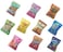 Nuanmu Miniature Drink Bottles Snacks Food Cake Dollhouse Decorations Pretend Play Kitchen Game Party Toys (Snack 10pcs.