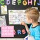 Hadley Designs Magnetic Fridge Calendar Dry Erase Magnetic Calendar for Refrigerator - Greenery Magnetic Dry Erase Calendar for Fridge, White Board Calendar for Wall, Dry Erase Board Calendar, Magneti