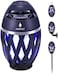 ANERIMST Birthday Gifts for Men, Outdoor Bluetooth Speaker Waterproof Wireless with Torch LED Light, Unique Gift for Him, Husband, Dad, Cool Tech Gadgets for Garden, Patio, Outside (Blue Light.