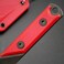 Ccanku C1146 Fixed Blade Knife,D2 Blade G10 Handle Mini Pocket Knife, EDC Tool Knife for Outdoor, Camping, Hiking, Fishing with kydex Sheath (Red.