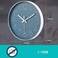 jomparis 12 Inch Silent Non-Ticking Battery Operated Quality Quartz Round Wall Clock Modern Decor Clock for Home Office Bedroom (Cerulean Color.