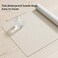 Wolaile Leather Desk Pad Blotter, 36x17 inch Big Keyboard Mouse Pad,Waterproof Non-Slip Writing Desk Computer Mat Desktop Protector for Office Home,Ivory White.