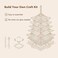 ROBOTIME 3D Puzzle Wooden Craft Kits for Adults DIY Model Building Kit Best Gift for Kids (Five-Storied Pagoda.